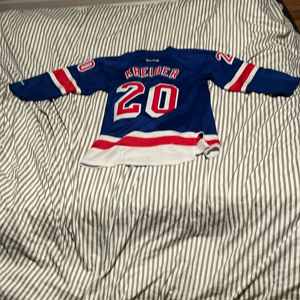 Chris Kreider authentic stitched jersey
